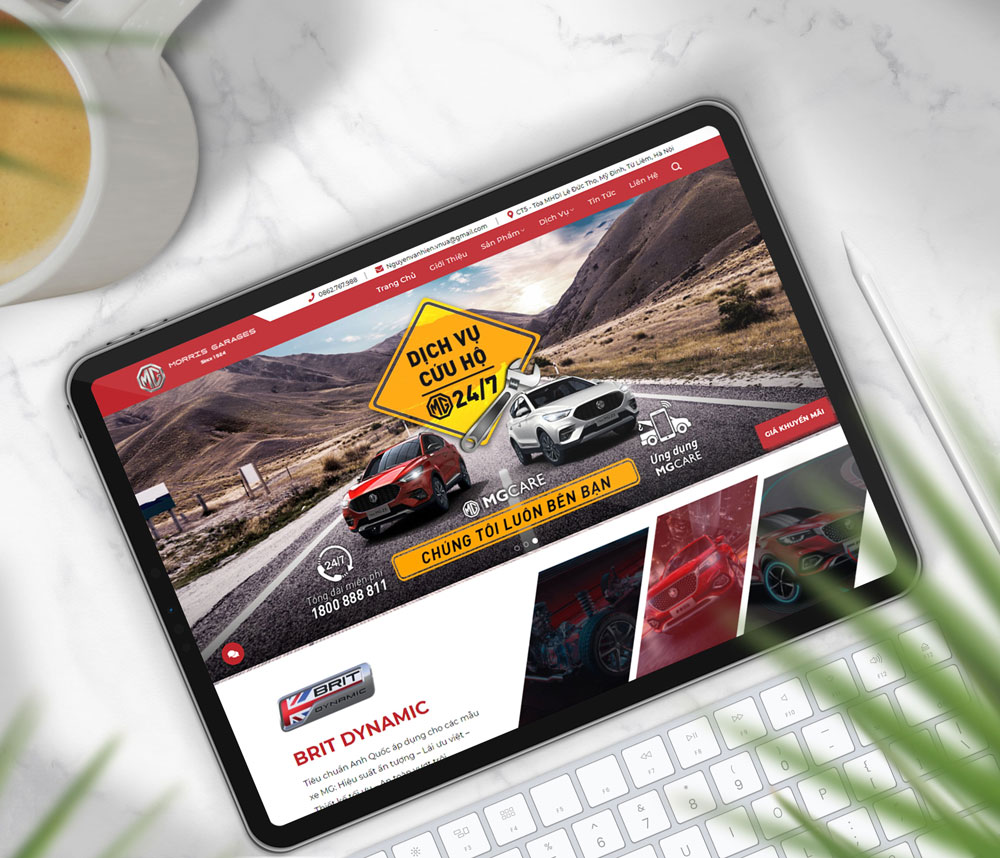 MG Mỹ Đình - Thương hiệu xe hơi đến từ Anh quốc website MG