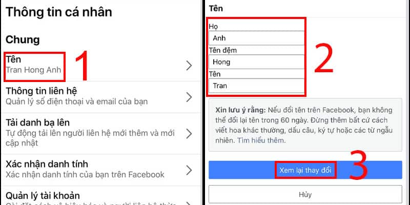 cach doi ten nick facebook 1